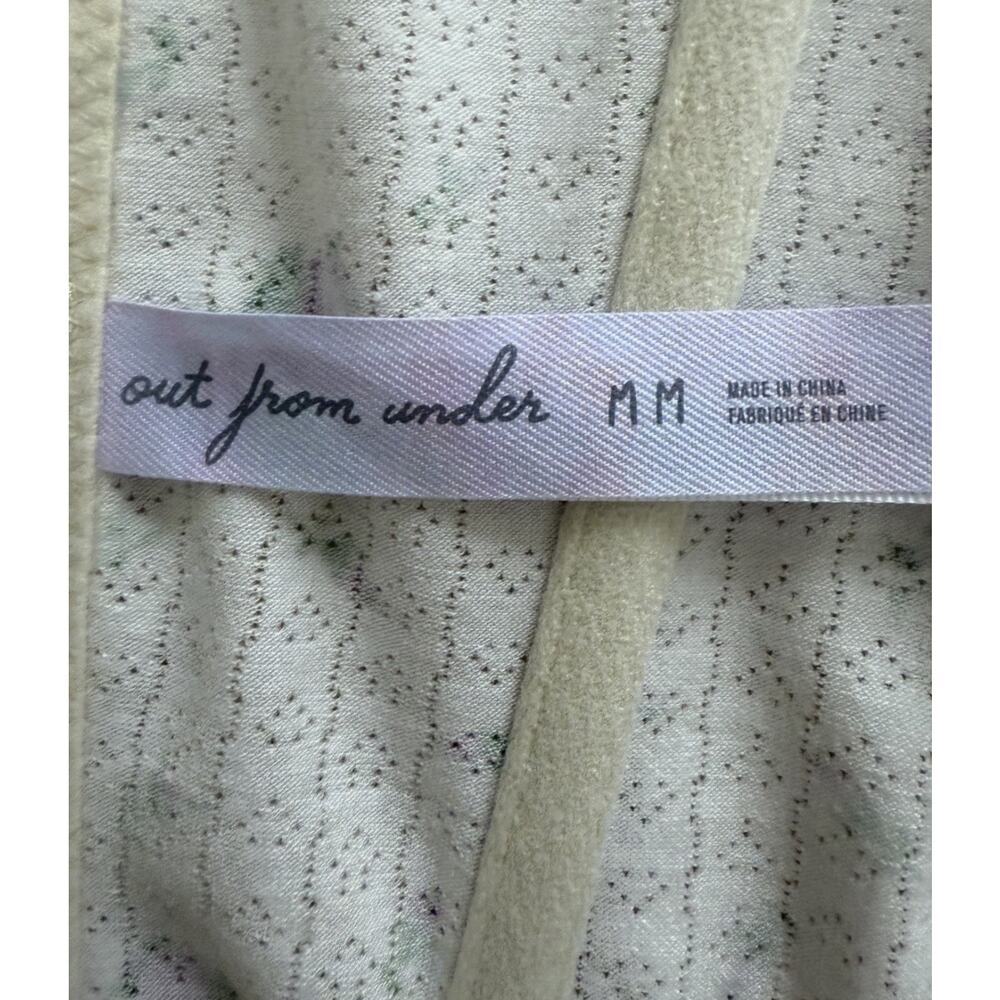 Urban Outfitters Out From Under Stevie Pointelle Corset Top Milkmaid Floral Med - Picture 7 of 8